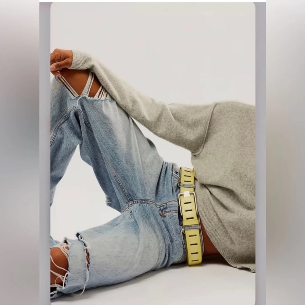 Free People We The Free Jona Belt Yellow Ombre
